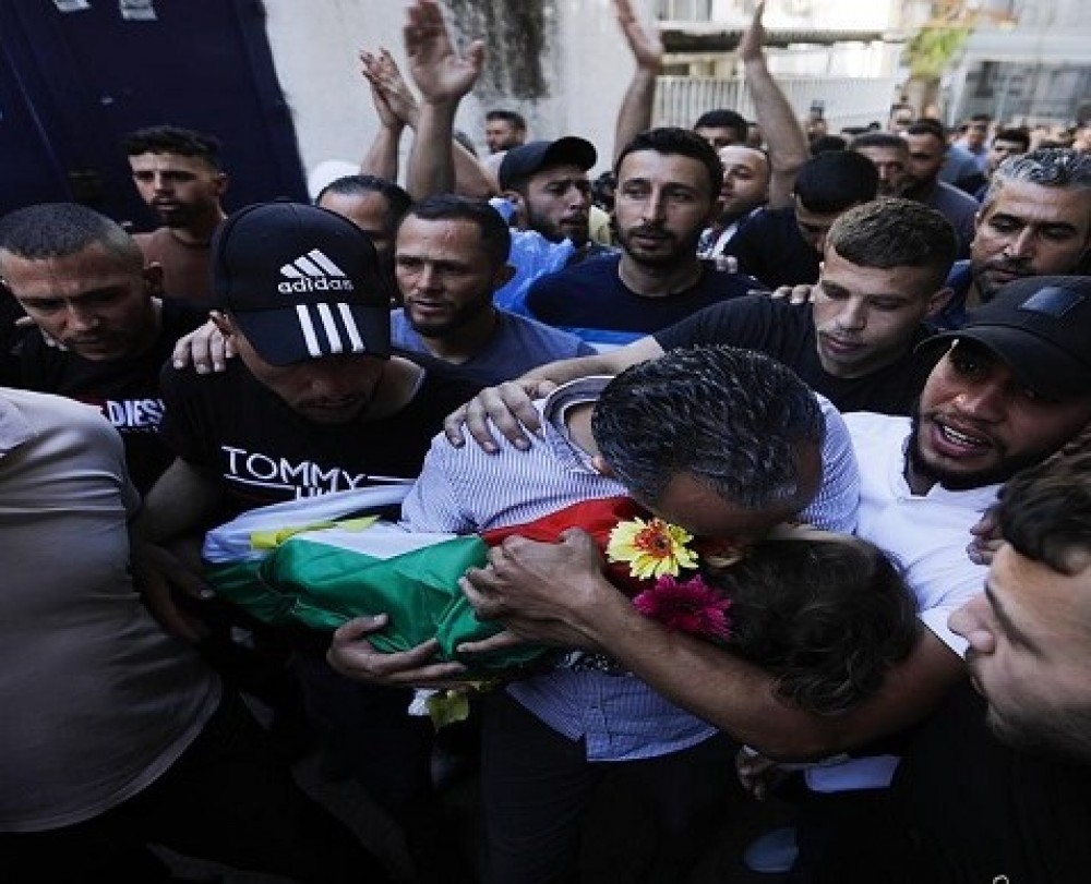 جماهير رام الله تستقبل الشهيد