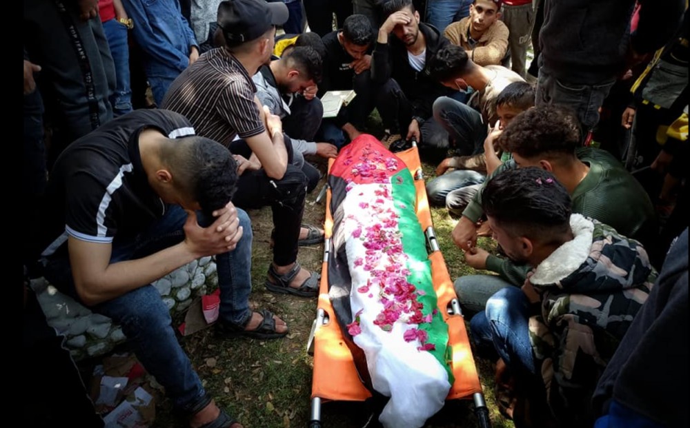 جانب من جنازة الشهيد أبو جزر .. تصوير | هاني الشاعر
