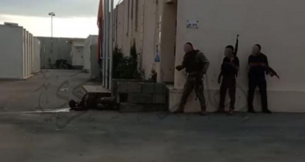 من مشاهد الاقتحام 