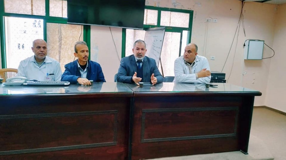مدير عام المستشفيات يتابع جهوزية مستشفيى الأوروبى وشهداء الأقصى