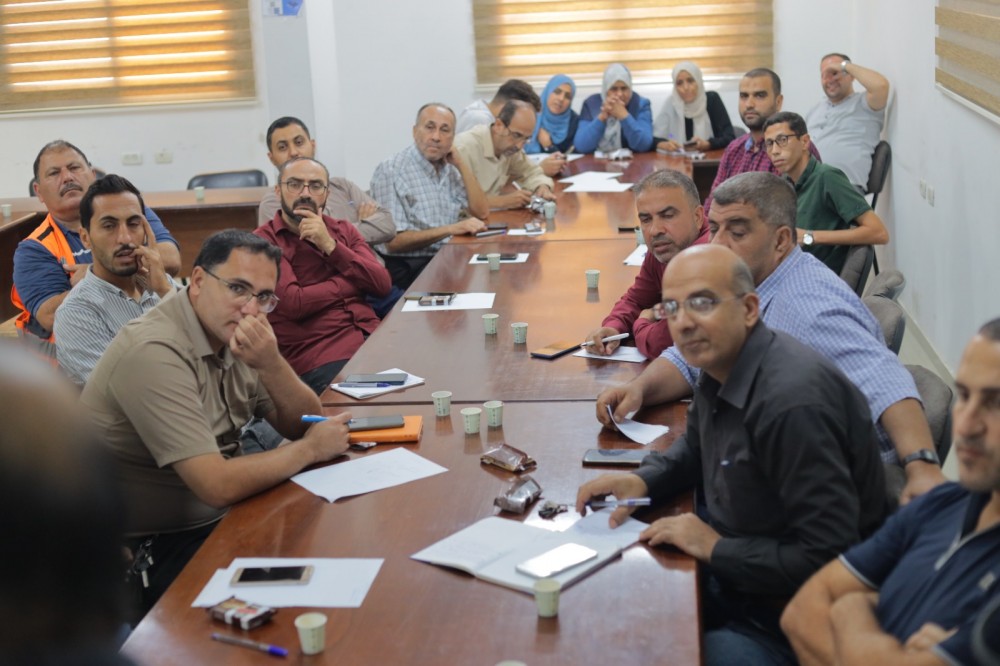 وزارة المرأة  تنفذ اللقاء الأول من برنامج تعزيز قدرات موظفي بلدية المغازي