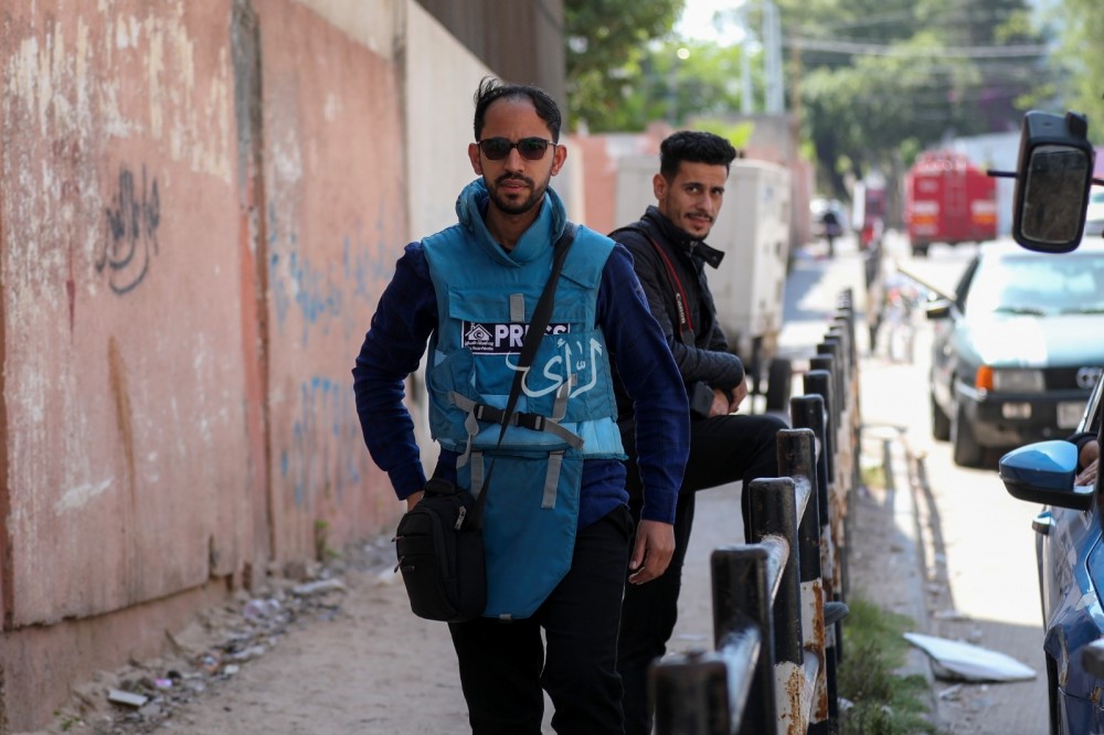 الرأي توثق عمل الطواقم الصحفية في غزة (28)