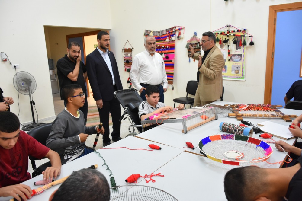 التنمية الاجتماعية تزور جمعية مبرة فلسطين للرعاية 