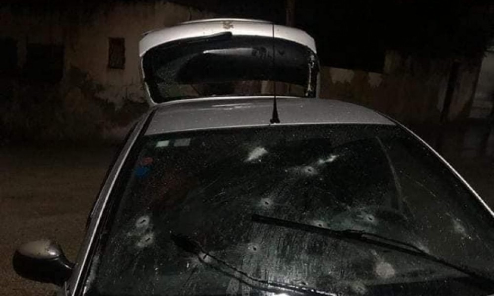 المركبة التي كان يستقلها القتيلان 