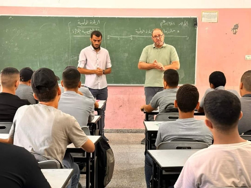 جانب من تنفيذ المشروع 