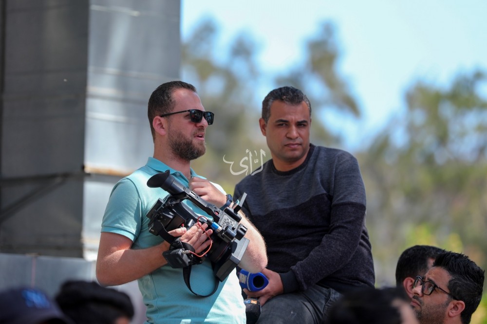 الرأي توثق عمل الطواقم الصحفية في غزة (29)