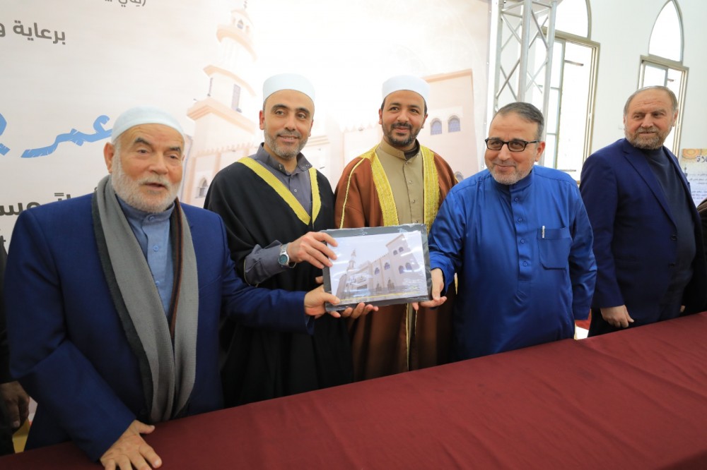 أوقاف الشمال تفتتح مسجد عمر بن الخطاب بالمحافظة