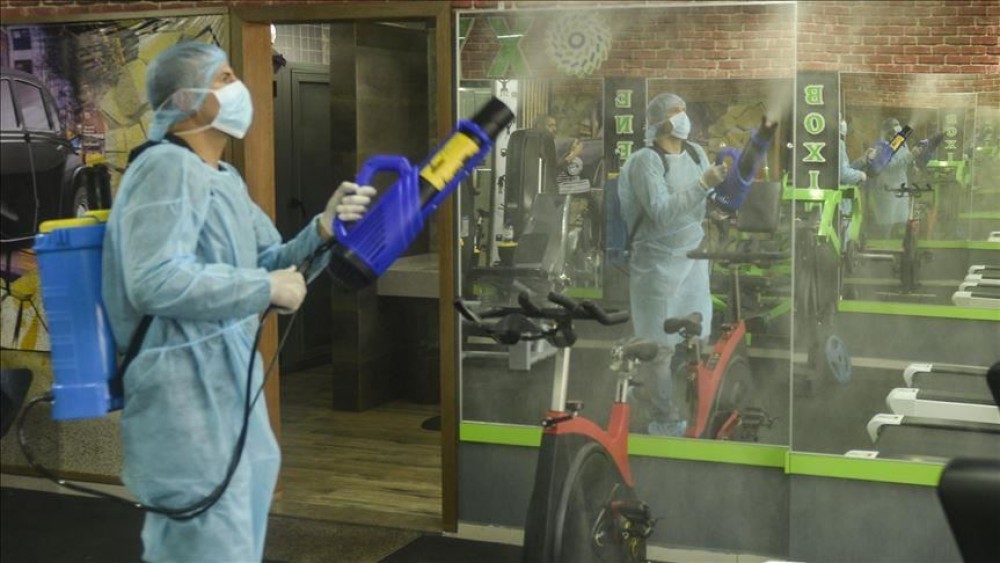 تعقيم في غزة