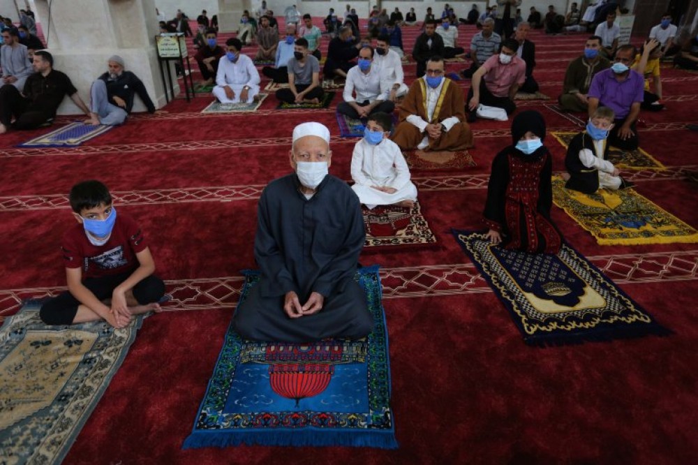 صلاة العيد في قطاع غزة