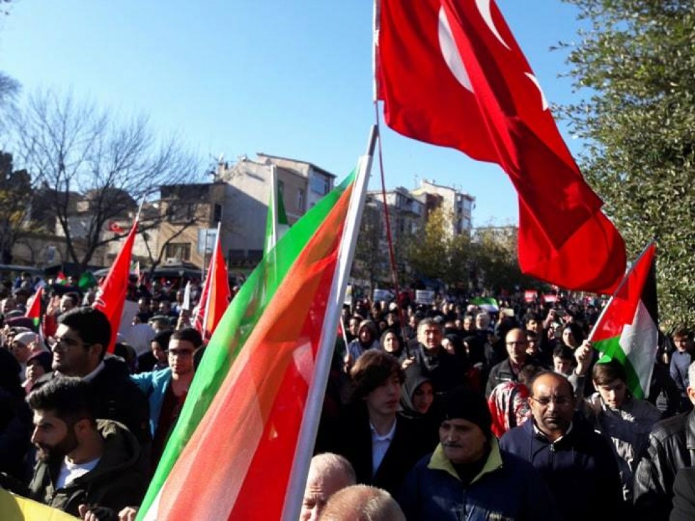 مسيرات خرجت في تركيا