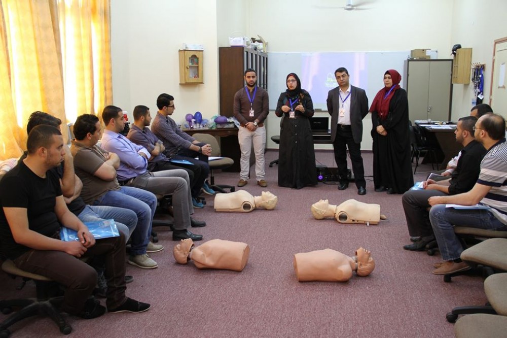 نظم مركز التدريب على إدارة الطوارئ والأزمات (حياة)،  بالتعاون مع مؤسسة جذور للإنماء الصحي والاجتماعي