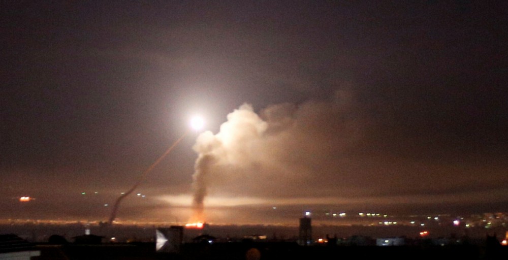 قصف إسرائيلي على سوريا – صورة أرشيفية