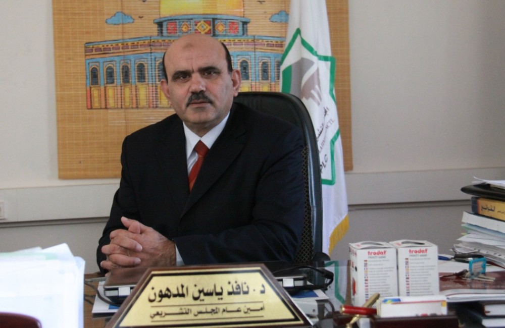 أمين عام المجلس التشريعي د. نافذ المدهون