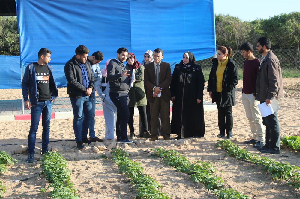 محطة المشاهدات الخاصة بالإغاثة الزراعية وسيلة لتعميم التجارب في القطاع