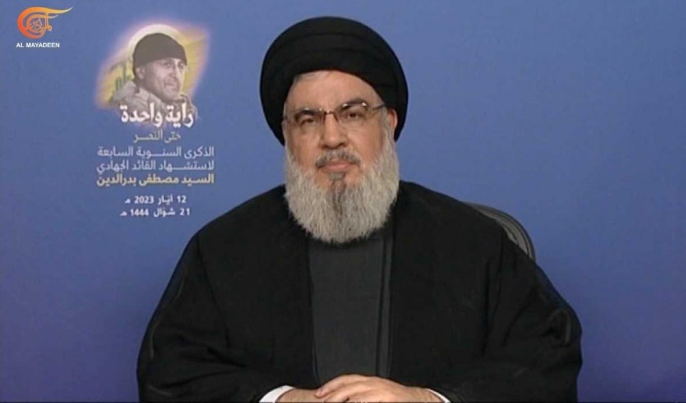 الأمين العام لحزب الله، السيد حسن نصر الله