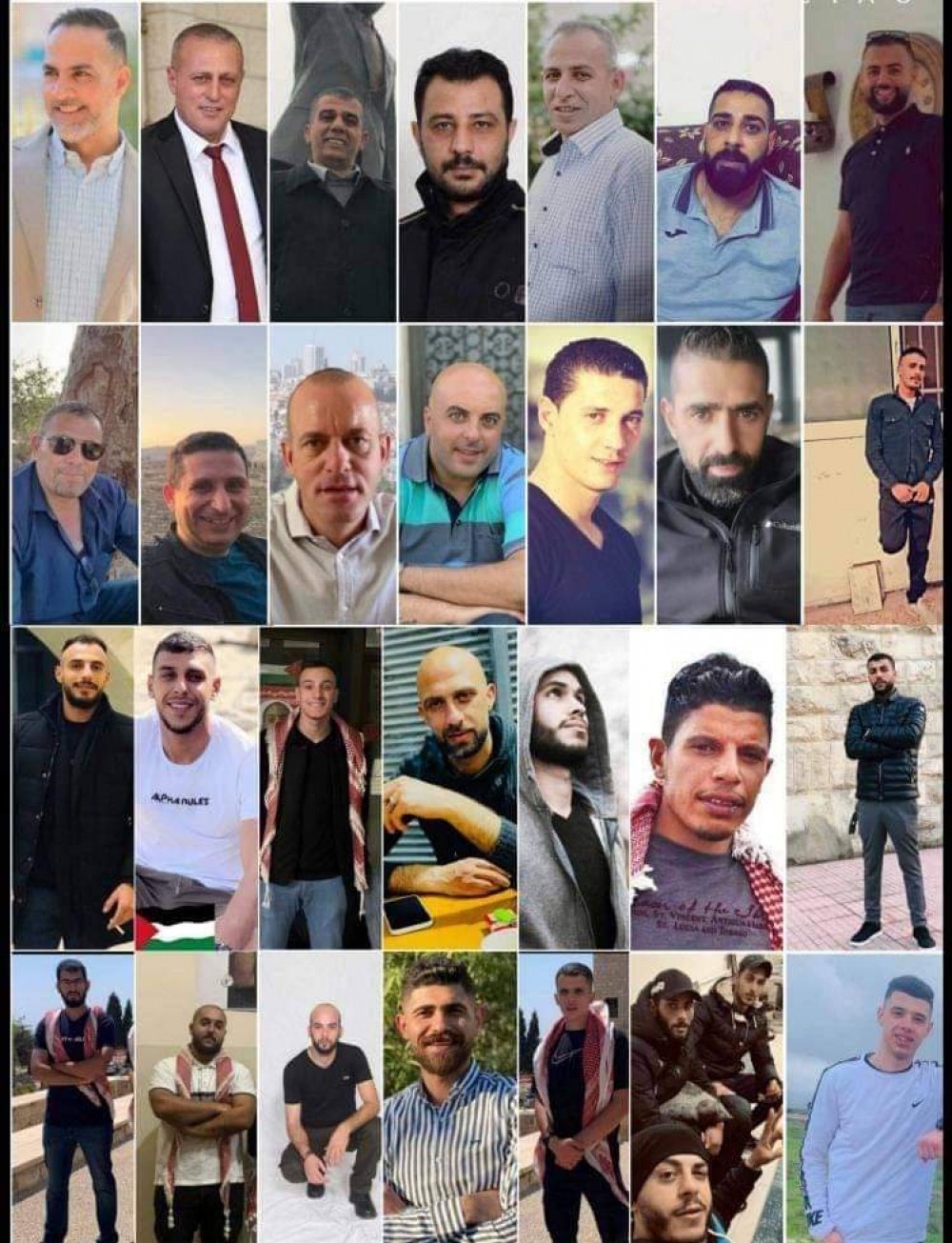 الأسرى المضربون