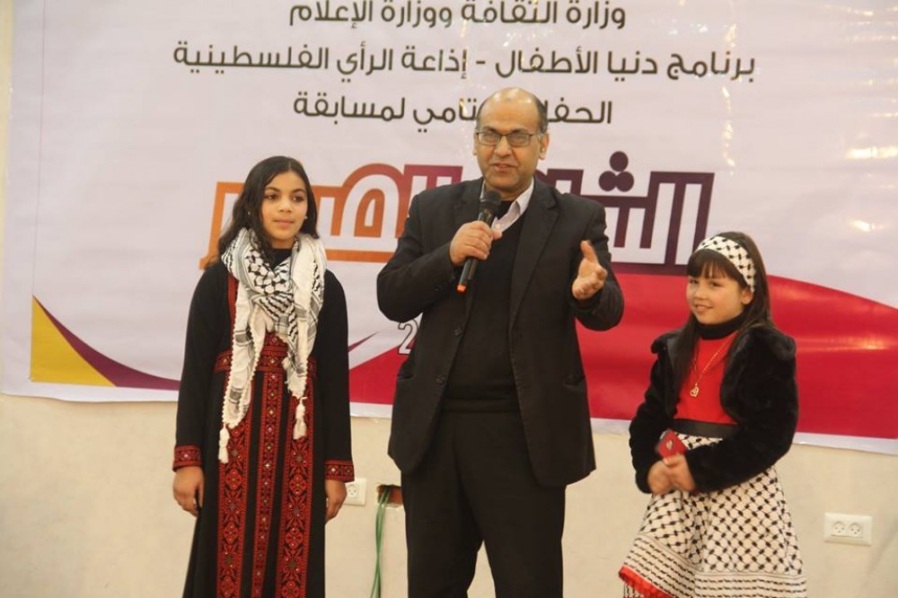 الزميل غسان رضوان خلال إحدى الفعاليات