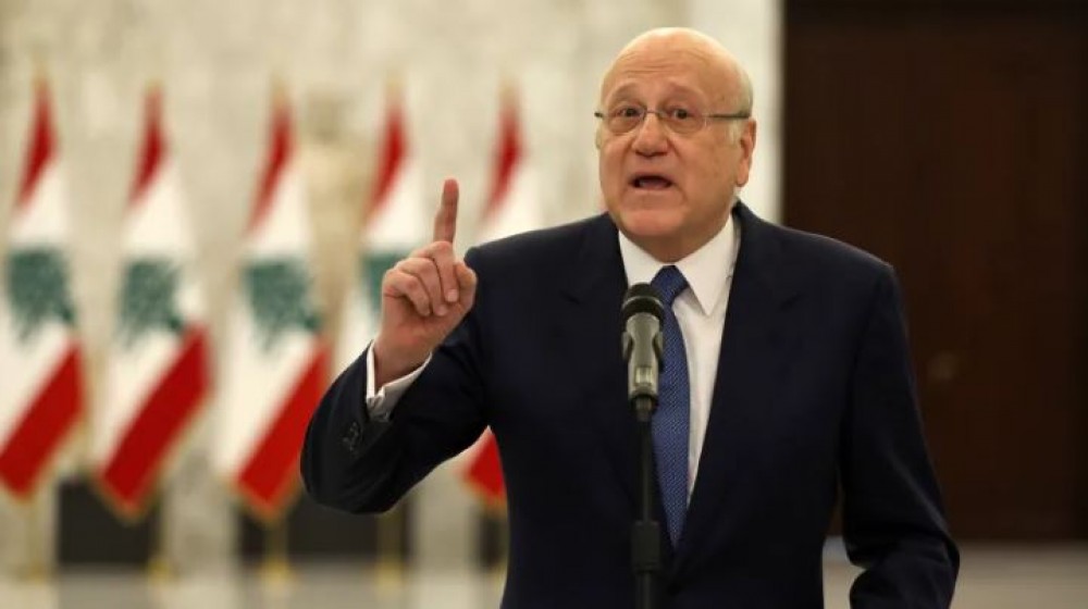 نجيب ميقاتي رئيس حكومة تصريف الأعمال اللبنانية