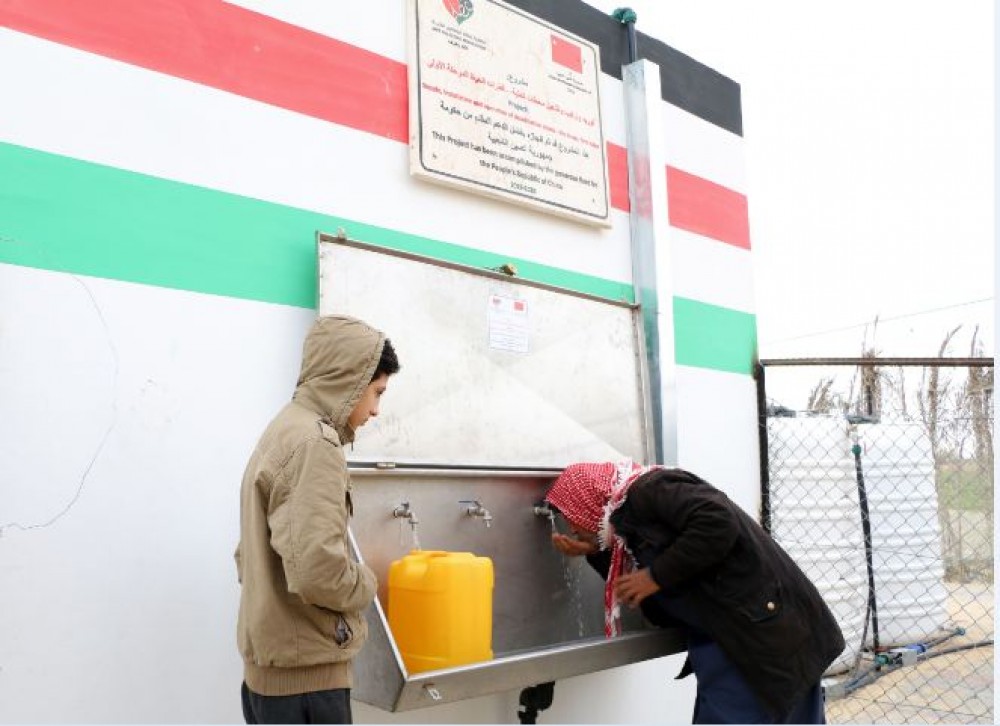 عطاء فلسطين تُسلم مشروع تحلية المياه الجوفية لبلدية النصر برفح