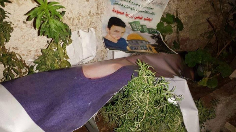 جانب من اقتحام منزل الشهيد 
