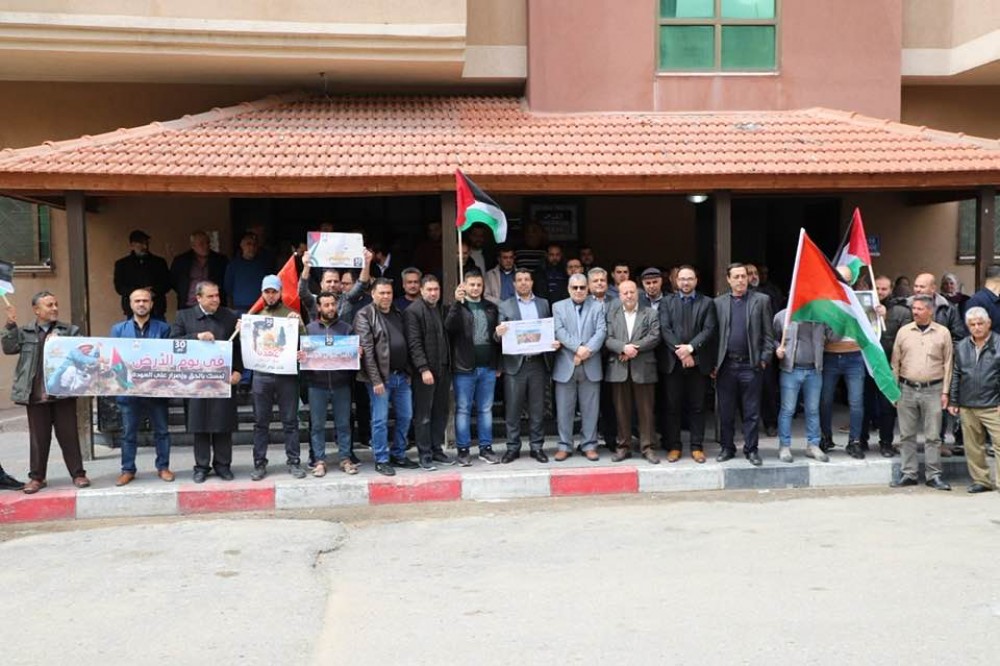 بلدية جباليا النزلة تحيي الذكرى الـ 47 ليوم الأرض