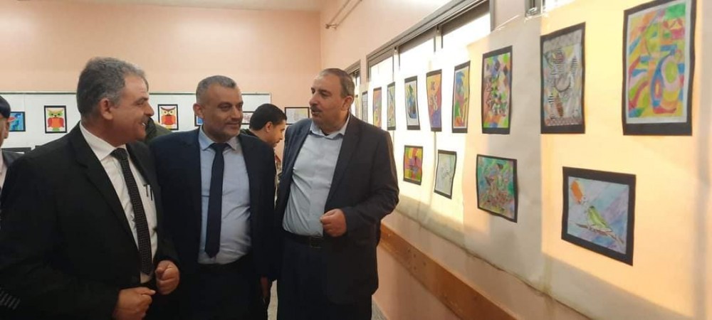 تعليم خان يونس يفتتح المعرض العلمي بمدرسة عمر الأغا الثانوية للبنين