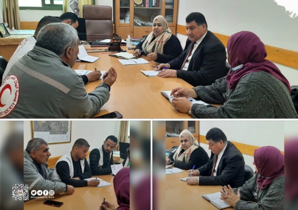 قريبًا... إنشاء نقطة طبية لتقديم الرعاية والتثقيف الصحي لسكان خان يونس