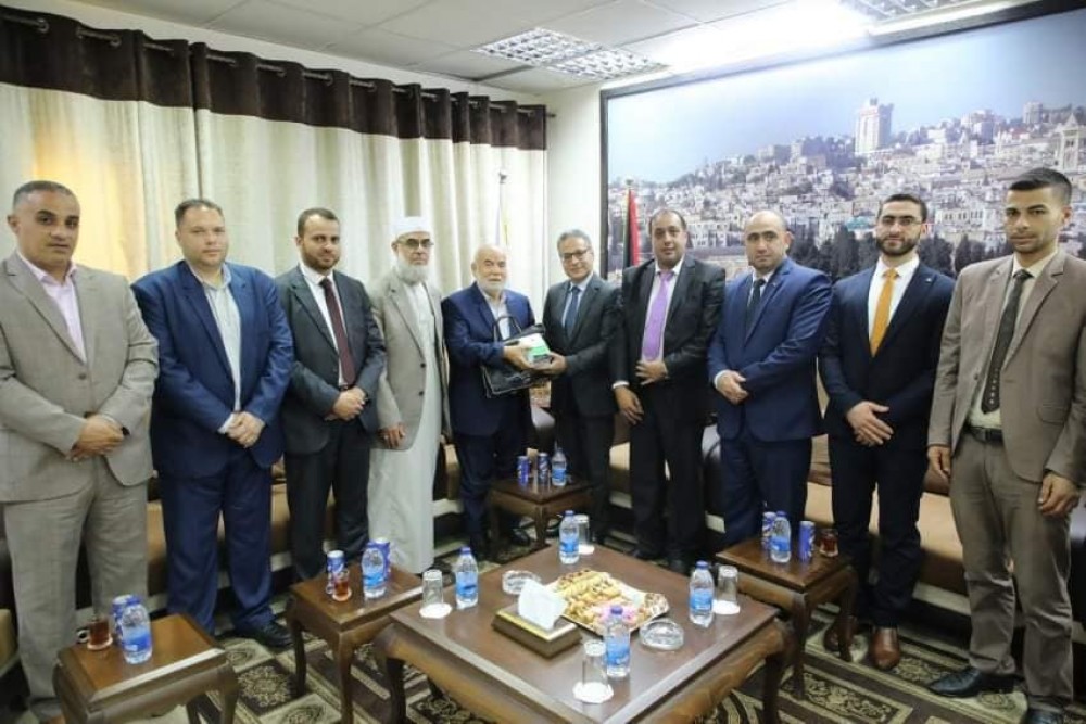 ديوان الفتوى والتشريع يزور رئاسة التشريعي لمناقشة بعض القضايا 