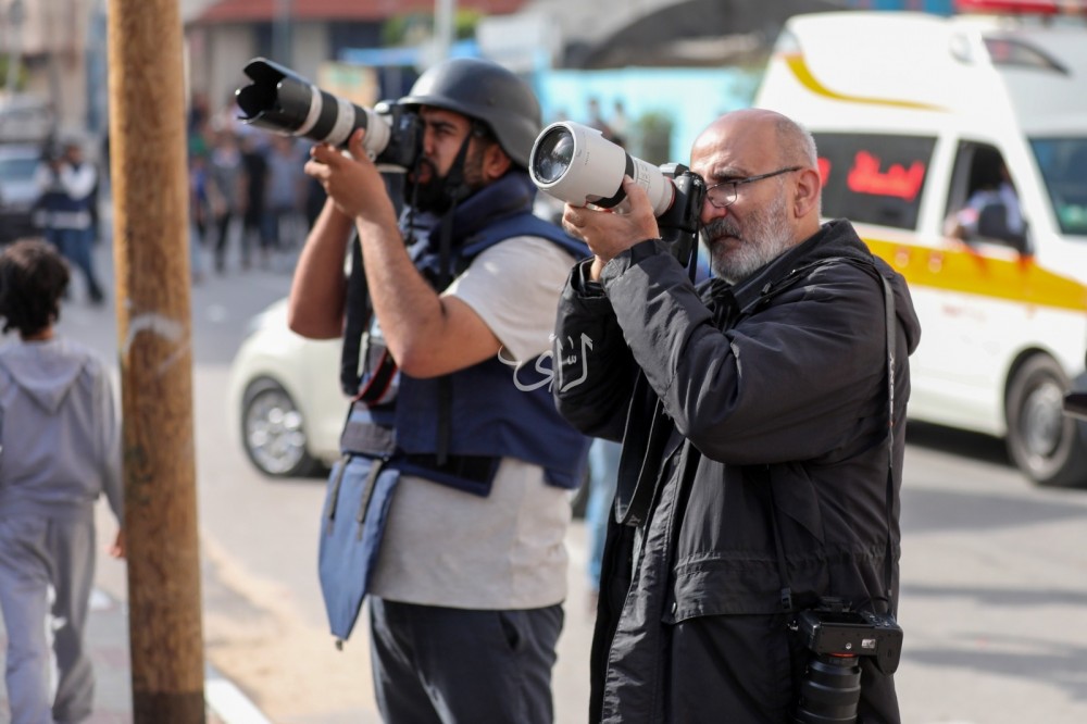 الرأي توثق عمل الطواقم الصحفية في غزة (3)