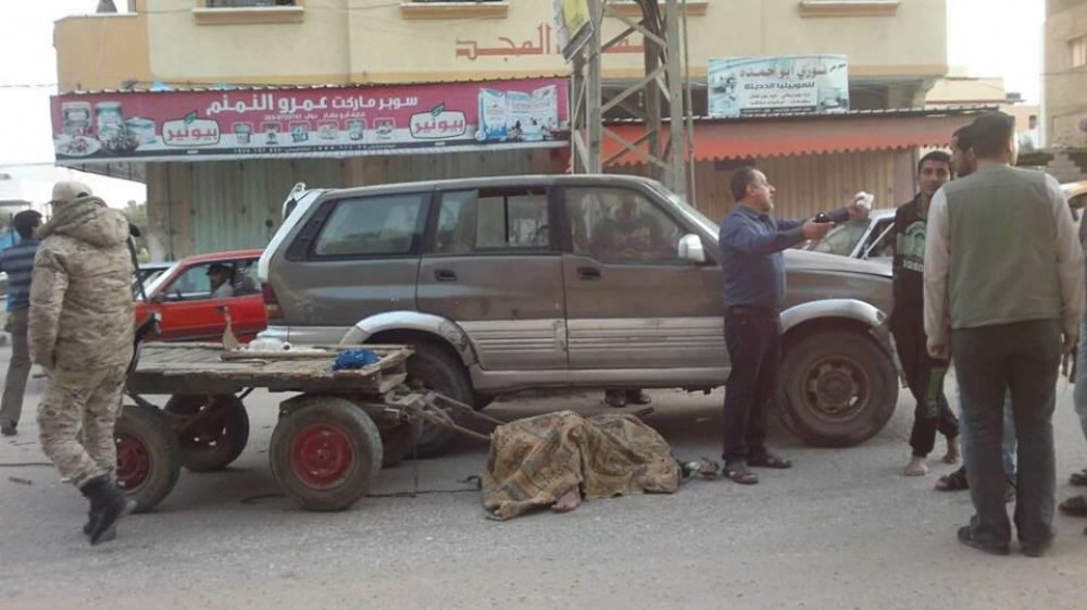 من مكان الحادث 