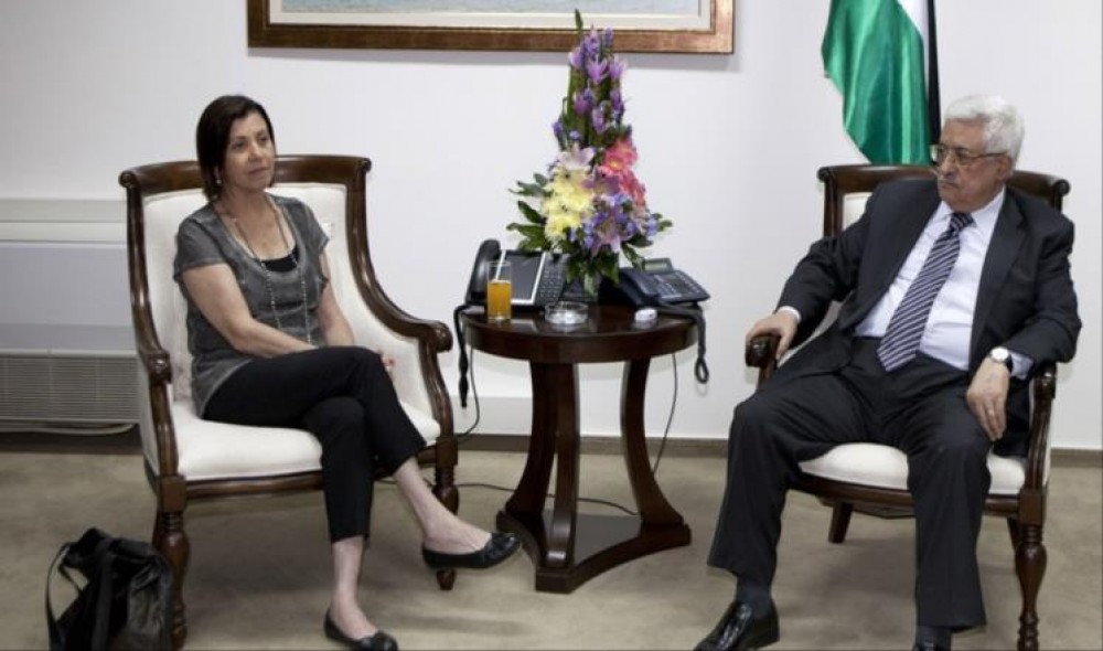 عباس وزعيمة حزب ميرتس