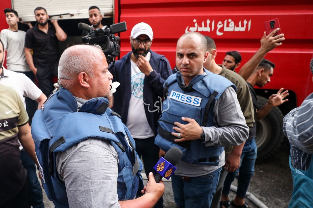 الرأي توثق عمل الطواقم الصحفية في غزة (57)