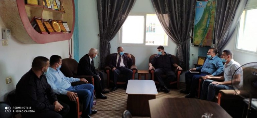 وفدٌ من بداية شمال غزة يزور سجن أبو عبيدة للإطلاع على إجراءات السلامة