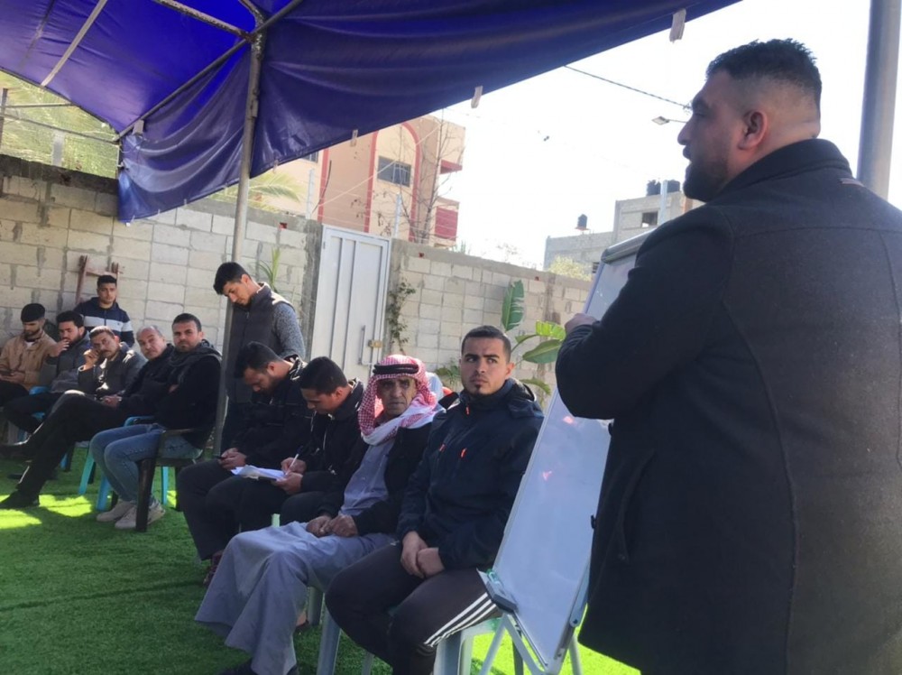 زراعة خان يونس تنفذ ندوة علمية لمزارعي  منطقة 