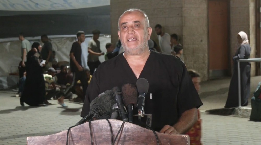 مؤتمر صحفي عاجل صادر عن مستشفى شهداء الأقصى حول أزمة الزيوت وقطع غيار المولدات الكهربائية بمستشفى شهداء الأقصى