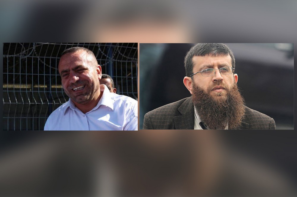القياديان في الجهاد الإسلامي خضر عدنان وطارق قعدان