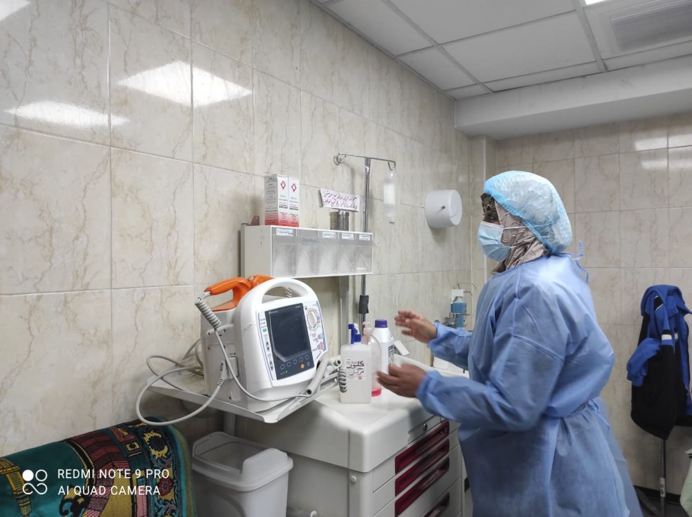 مكافحة العدوى بمستشفى العيون ينجز (966) فحص 