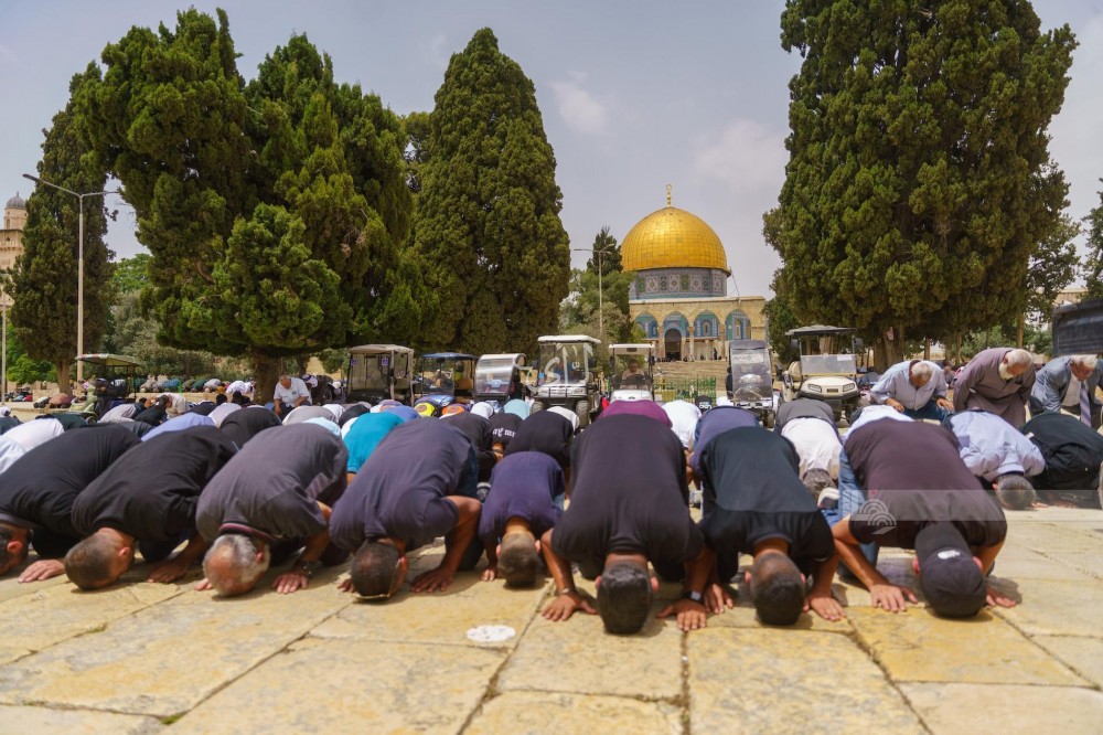40 ألف مصل أدوا صلاة الجمعة في المسجد الأقصى