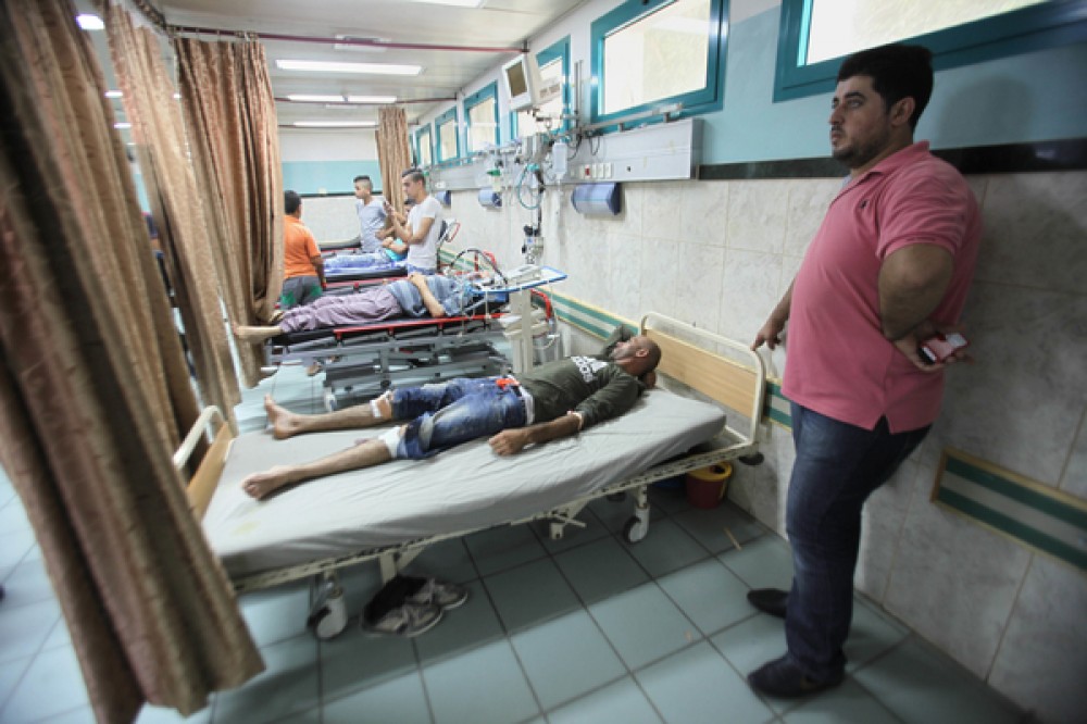 شبان أصيبوا خلال المواجهات مع الاحتلال 