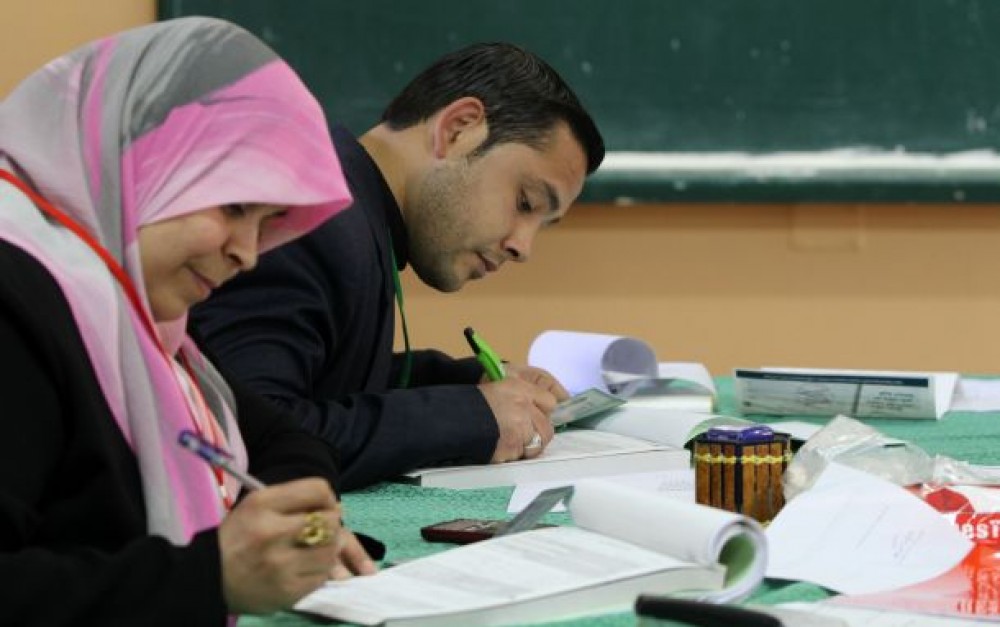 إحدى لجان الانتخابات