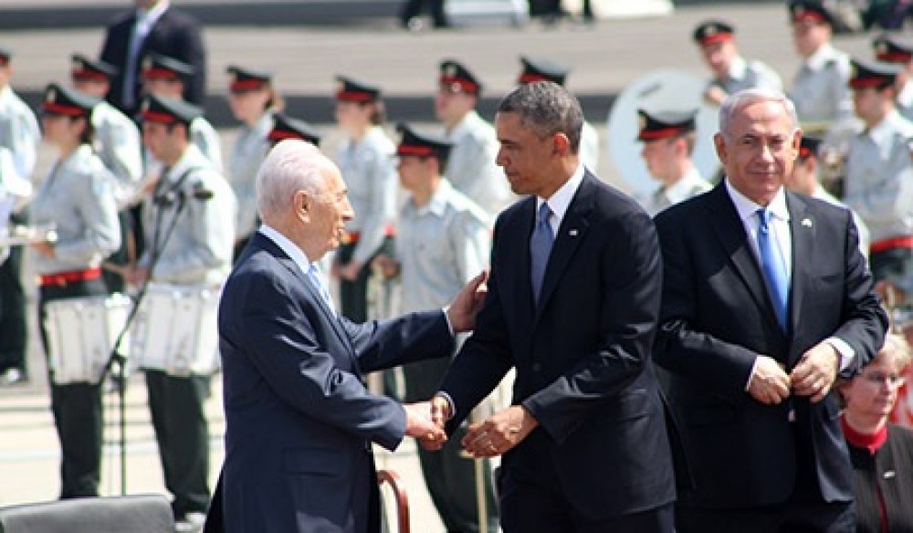 خلال زيارة أوباما للاحتلال