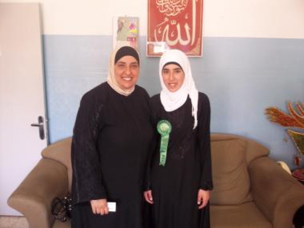 الطالبة الفلسطينية/ رغد اشتية