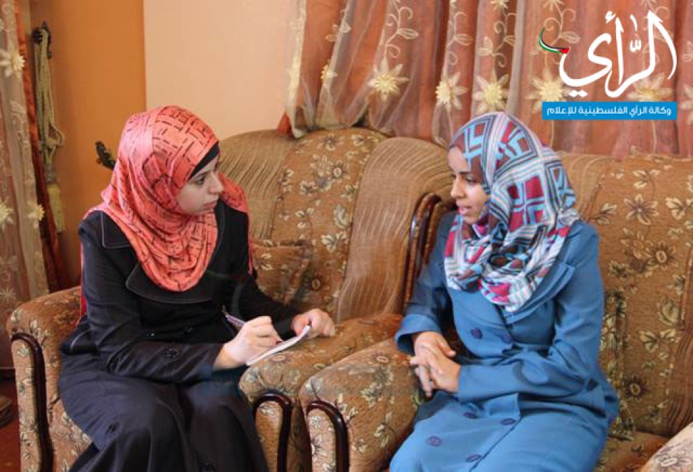 مراسلة الرأي آلاء الهمص مع الأولى هالة عمر - رفح