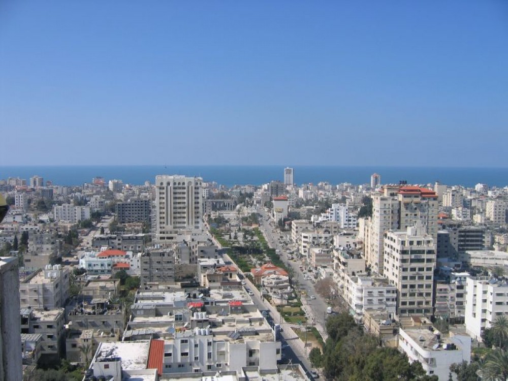 صورة عامة لقطاع غزة 