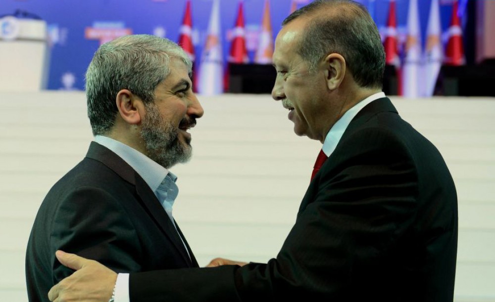 مشعل وأردوغان في لقاء سابق 