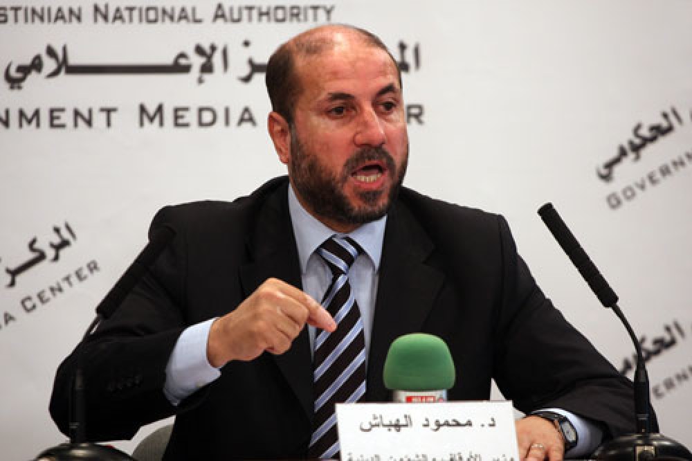 وزير أوقاف رام الله محمود الهباش 