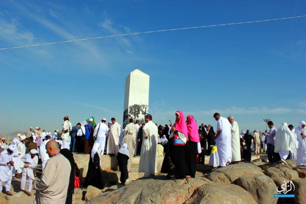 الحجاج على جبل عرفة