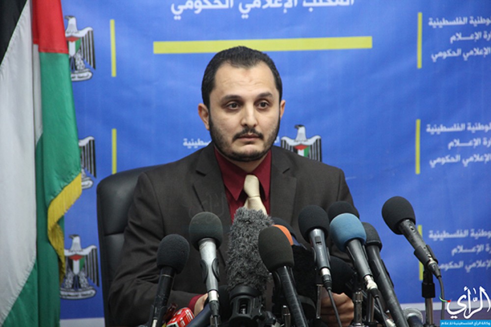 الناطق باسم الحكومة الفلسطينية إيهاب الغصين 