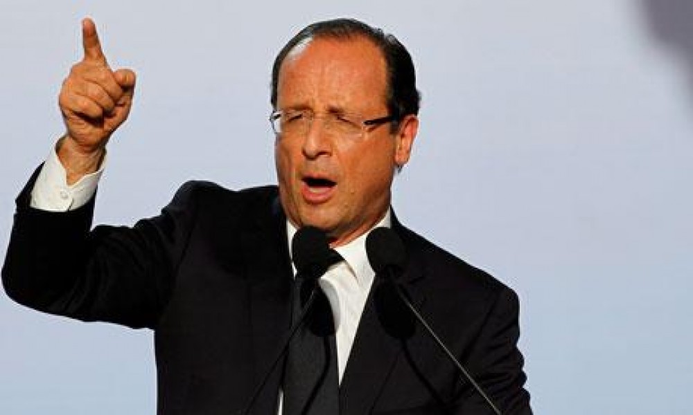 الرئيس الفرنسي فرنسوا هولاند 
