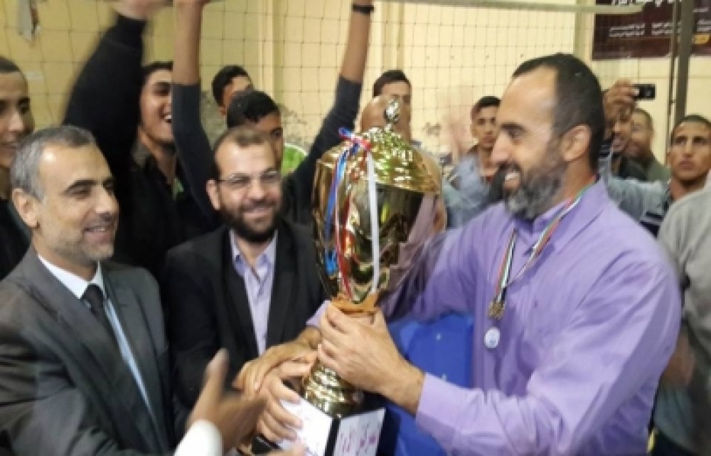 أثناء حفل التتويج